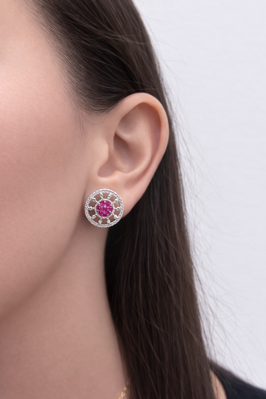 Orecchini Cassiopea Rosa