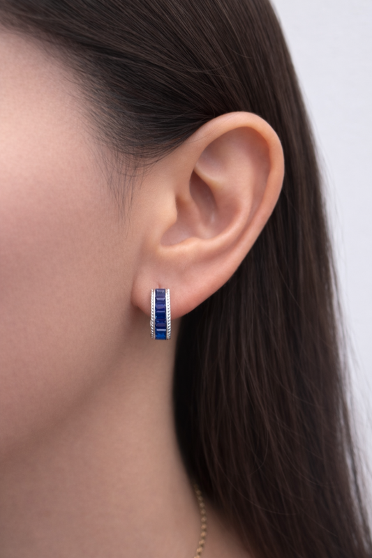 Alma Blue Earrings