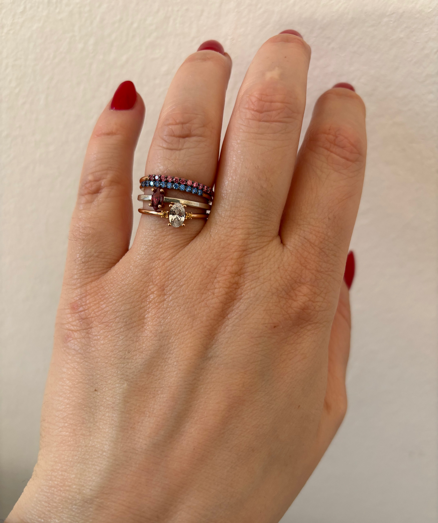 Anello Nereide Blu