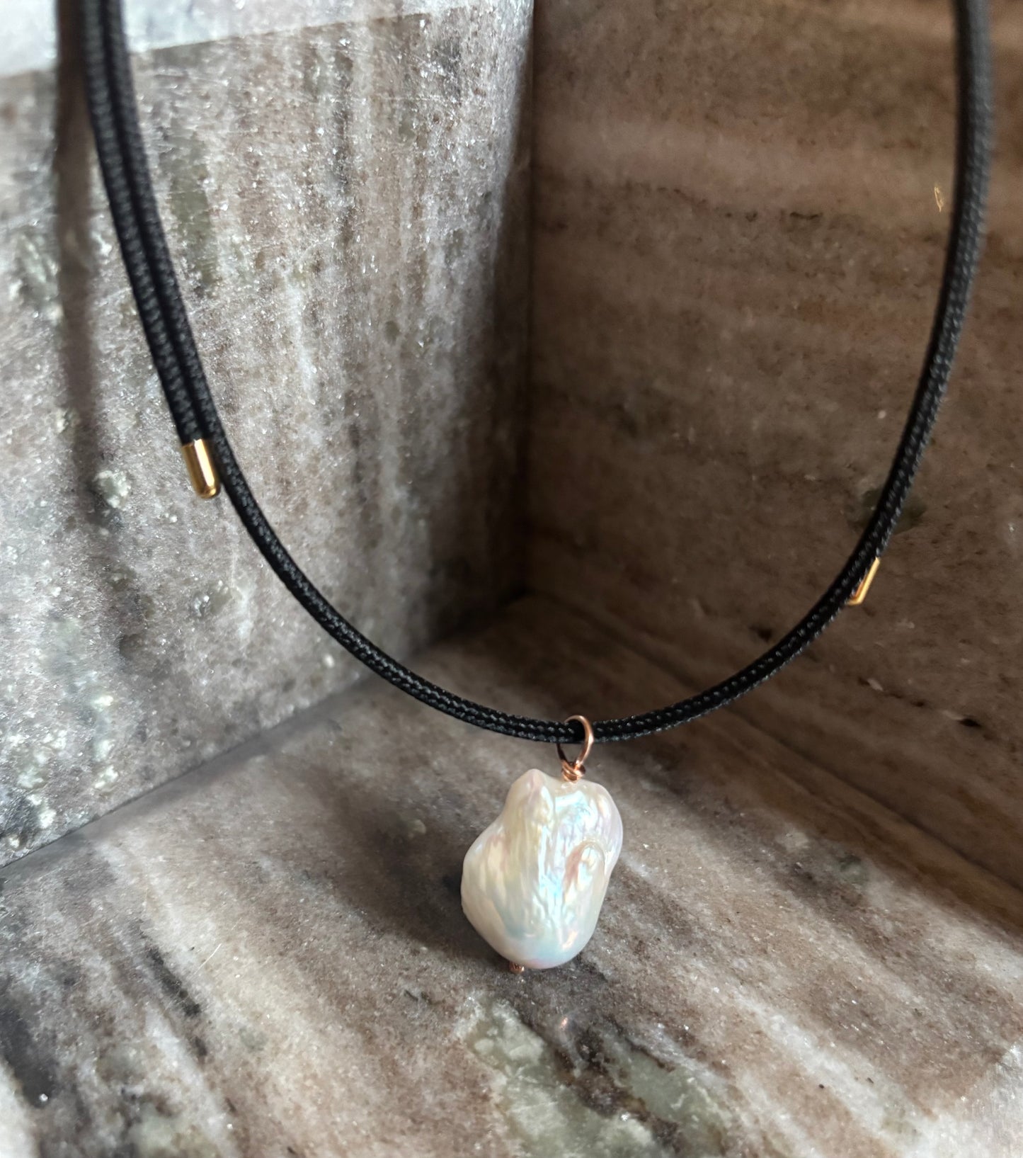 Nerea Black Necklace