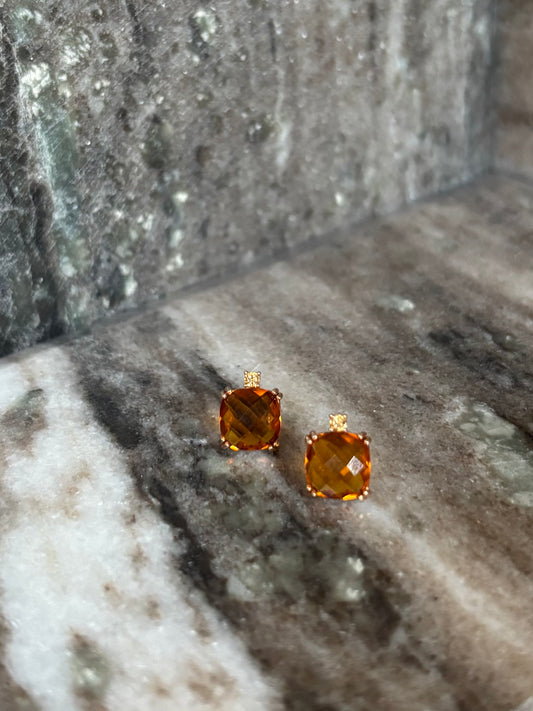 Orange Earrings