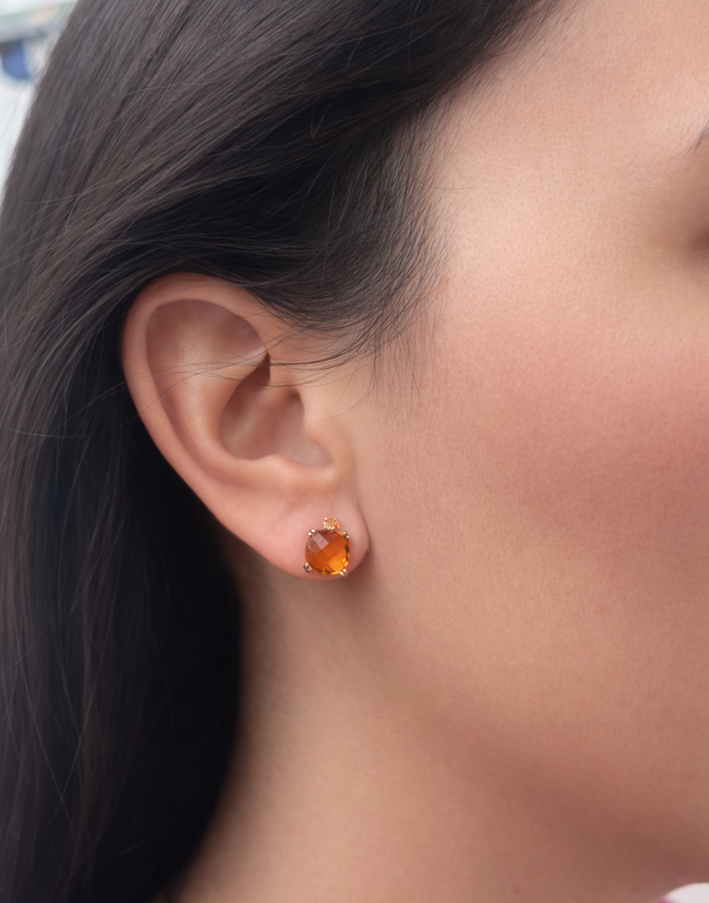 Orange Earrings